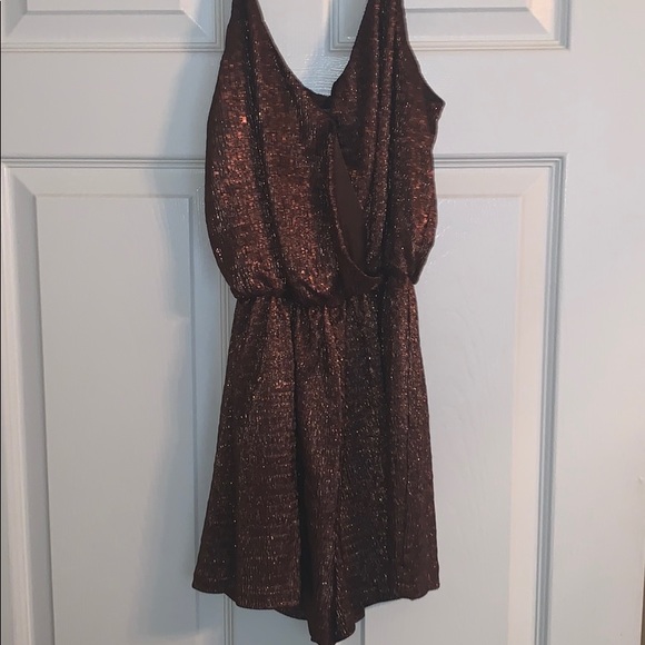 Sparkle brown romper - Picture 1 of 2